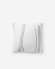 Woodland Throw Pillow Cloud Gray - Off White