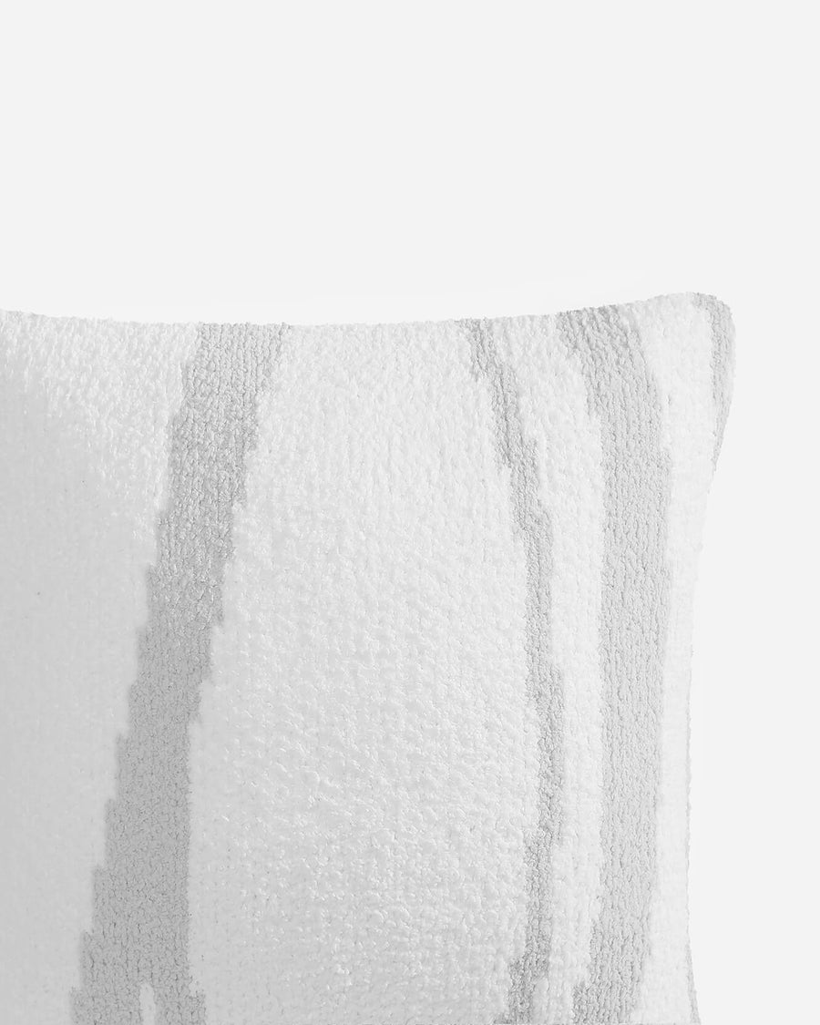 Woodland Throw Pillow Cloud Gray - Off White