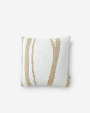 Woodland Throw Pillow Sahara Tan - Off White