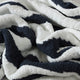 Woodland Throw Midnight - Off White