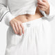 Woven Cotton Long PJ Set White