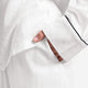 Woven Cotton Long PJ Set White