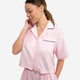 Woven Cotton Short PJ Set Pink