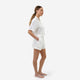 Woven Cotton Short PJ Set White
