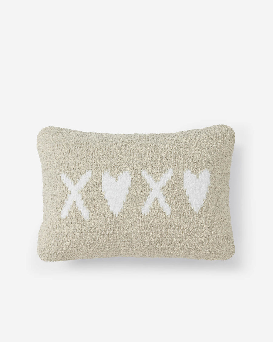 XO Small Lumbar Pillow Off White - Sahara Tan