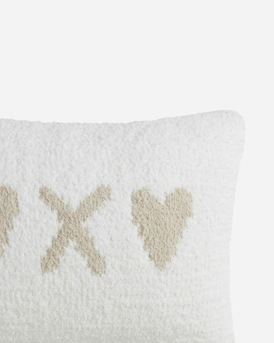 XO Small Lumbar Pillow Off White - Sahara Tan