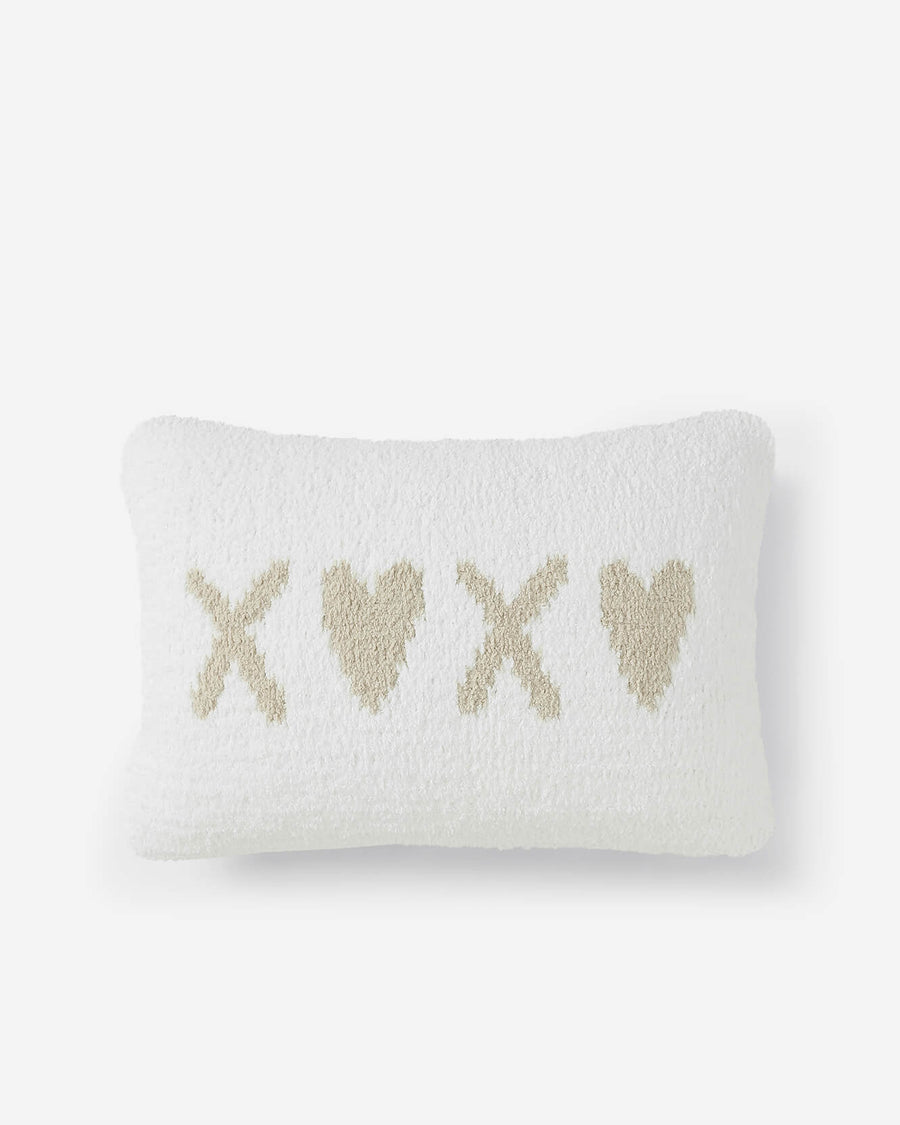 XO Small Lumbar Pillow Off White - Sahara Tan