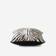 Zebra Throw Pillow Black