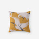 Sunday Citizen Crane Embroidered Throw Pillow Gold