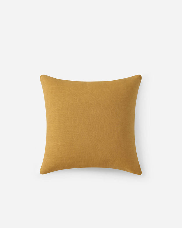 Sunday Citizen Crane Embroidered Throw Pillow Gold