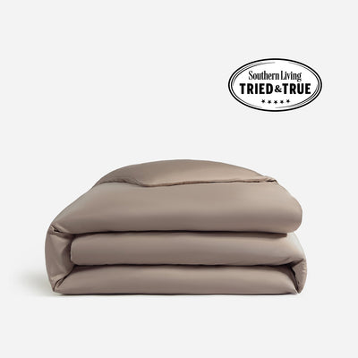 Natural Premium Bamboo Duvet Cover Taupe