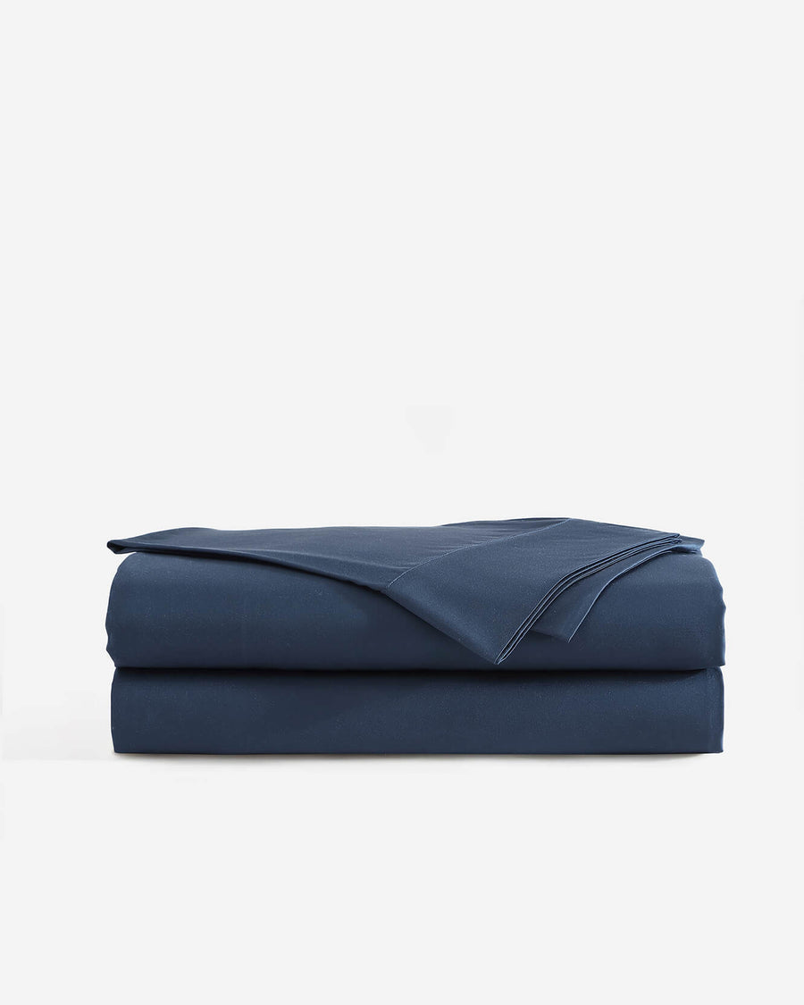 Natural Premium Bamboo Fitted Sheet Midnight