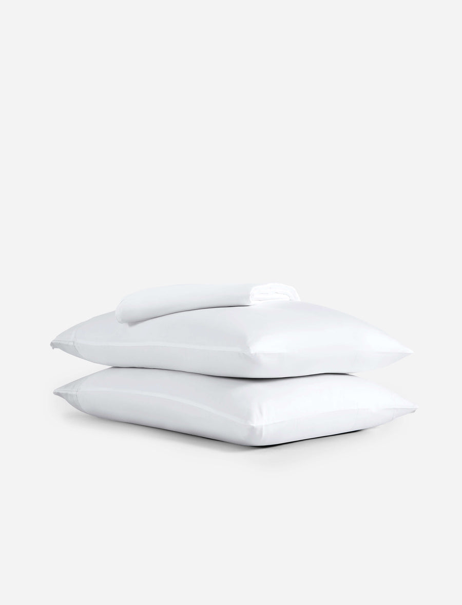 Natural Premium Bamboo Sheet Set Clear White