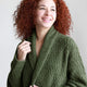 Snug Waffle Robe Moss