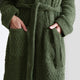 Snug Waffle Robe Moss