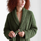 Snug Waffle Robe Moss