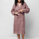 Snug Waffle Robe Rose