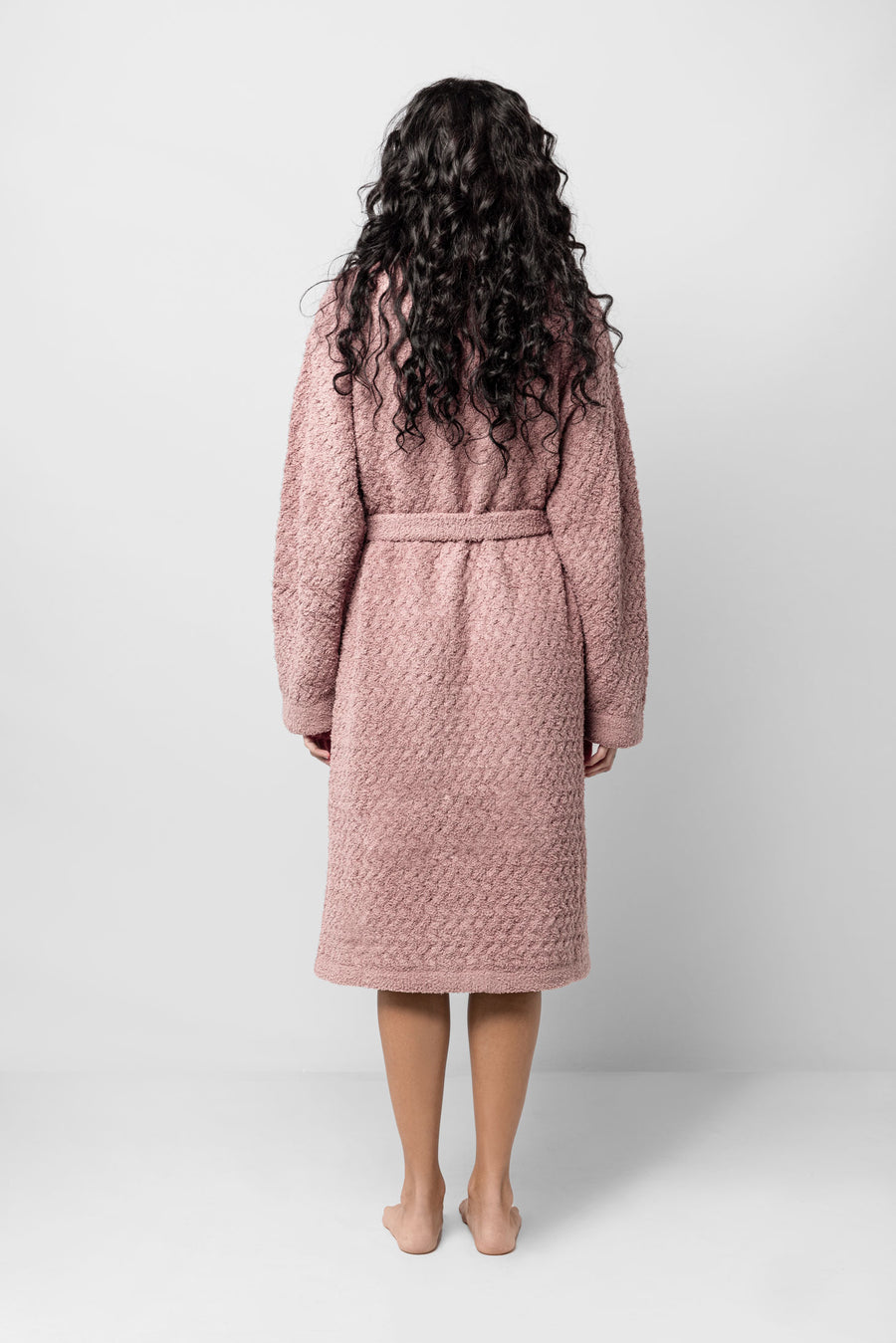 Casual K Waffle Pattern Short Robe - White (without Personalization) – From  LeeLee's Room