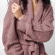 Snug Waffle Robe Rose