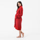 Snug Waffle Robe Rouge