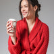 Snug Waffle Robe Rouge