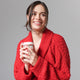 Snug Waffle Robe Rouge