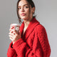 Snug Waffle Robe Rouge