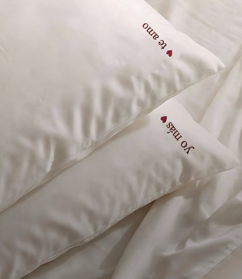 Free Te Amo Pillowcase Set with $350+ Purchase