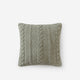 Braided Throw Pillow Boulder
