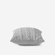 Braided Throw Pillow Cloud Gray