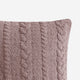 Braided Throw Pillow Rose