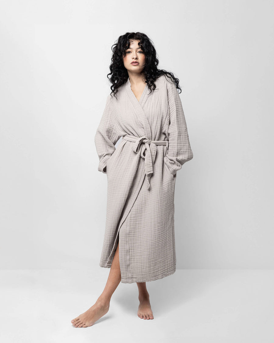 Secondary image of Muslin Cotton Kimono