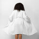 Muslin Cotton Kimono Clear White