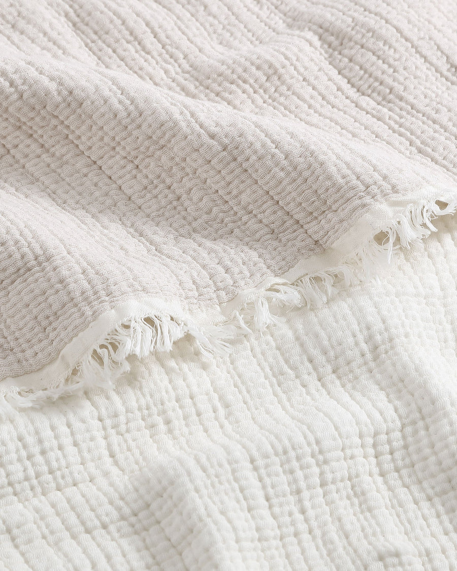 Muslin Cotton Quilt Latte