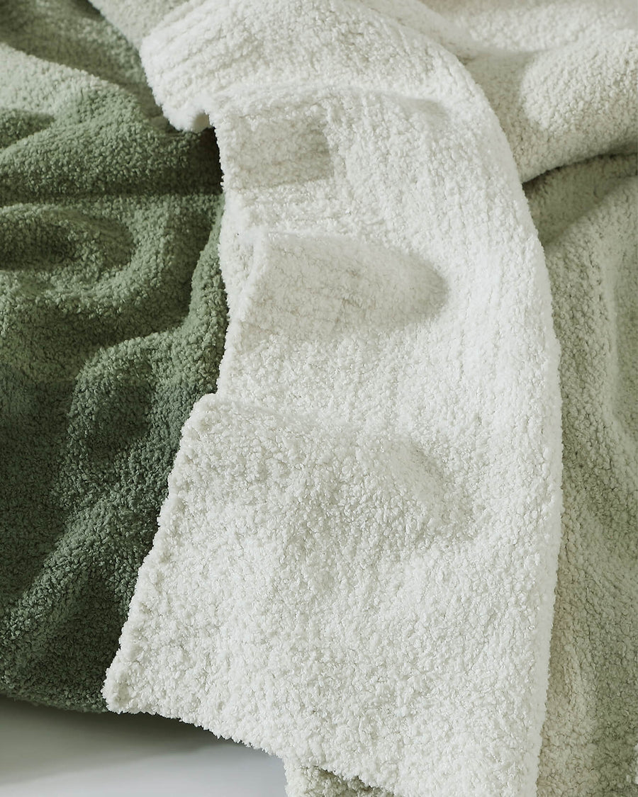 Ombre Throw Moss