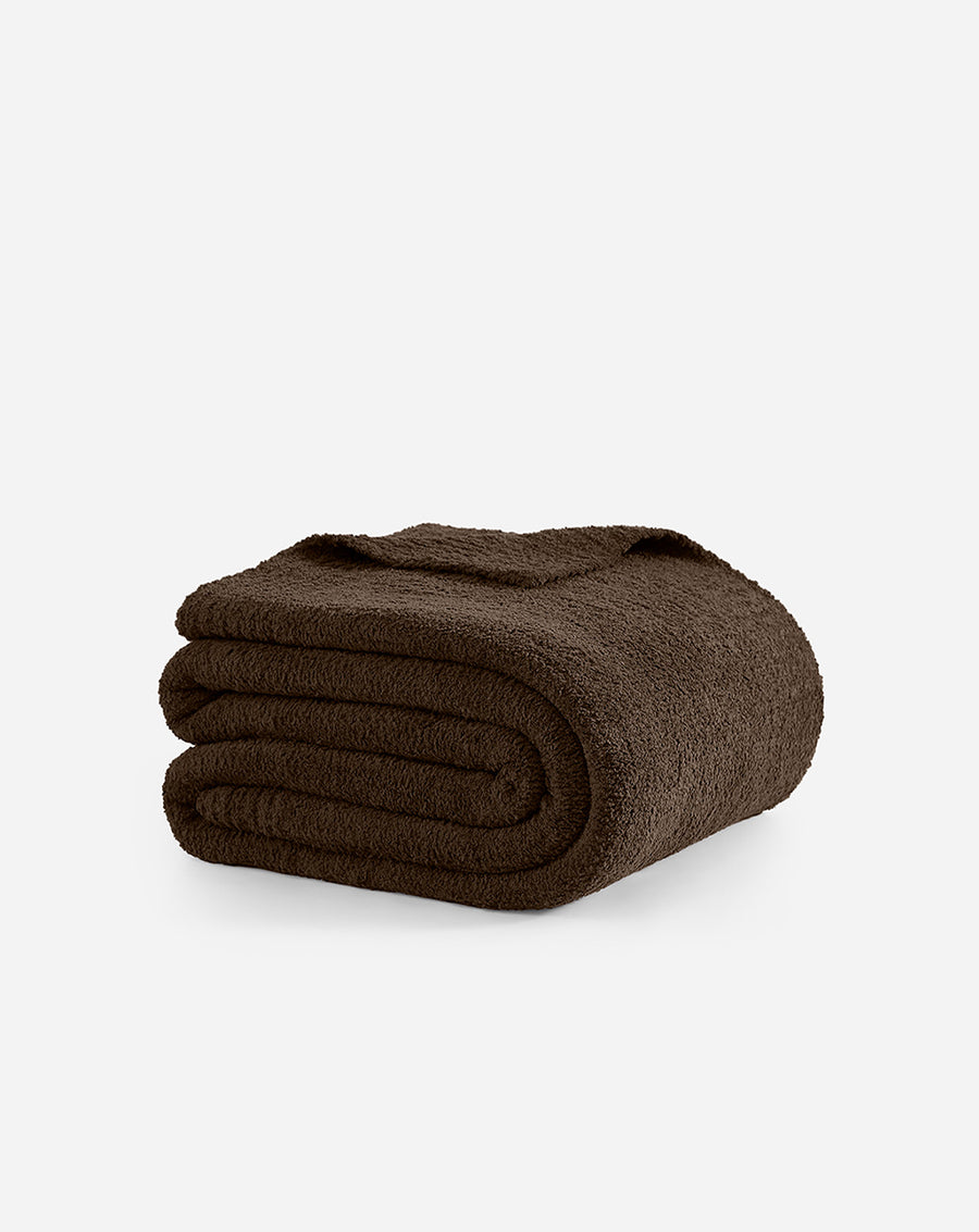 Sunday Citizen Snug Bed Blanket in Chocolate Martini