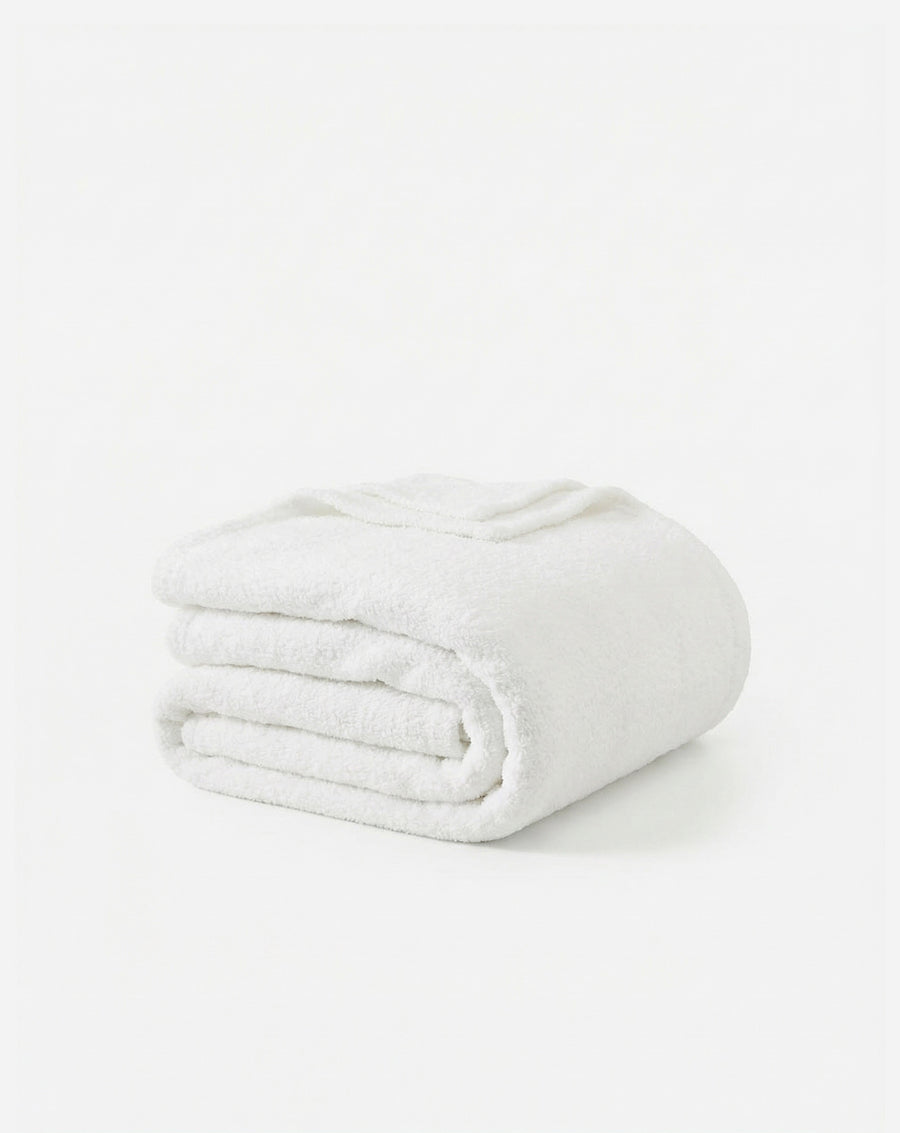 Sunday Citizen Snug Bed Blanket in Clear White