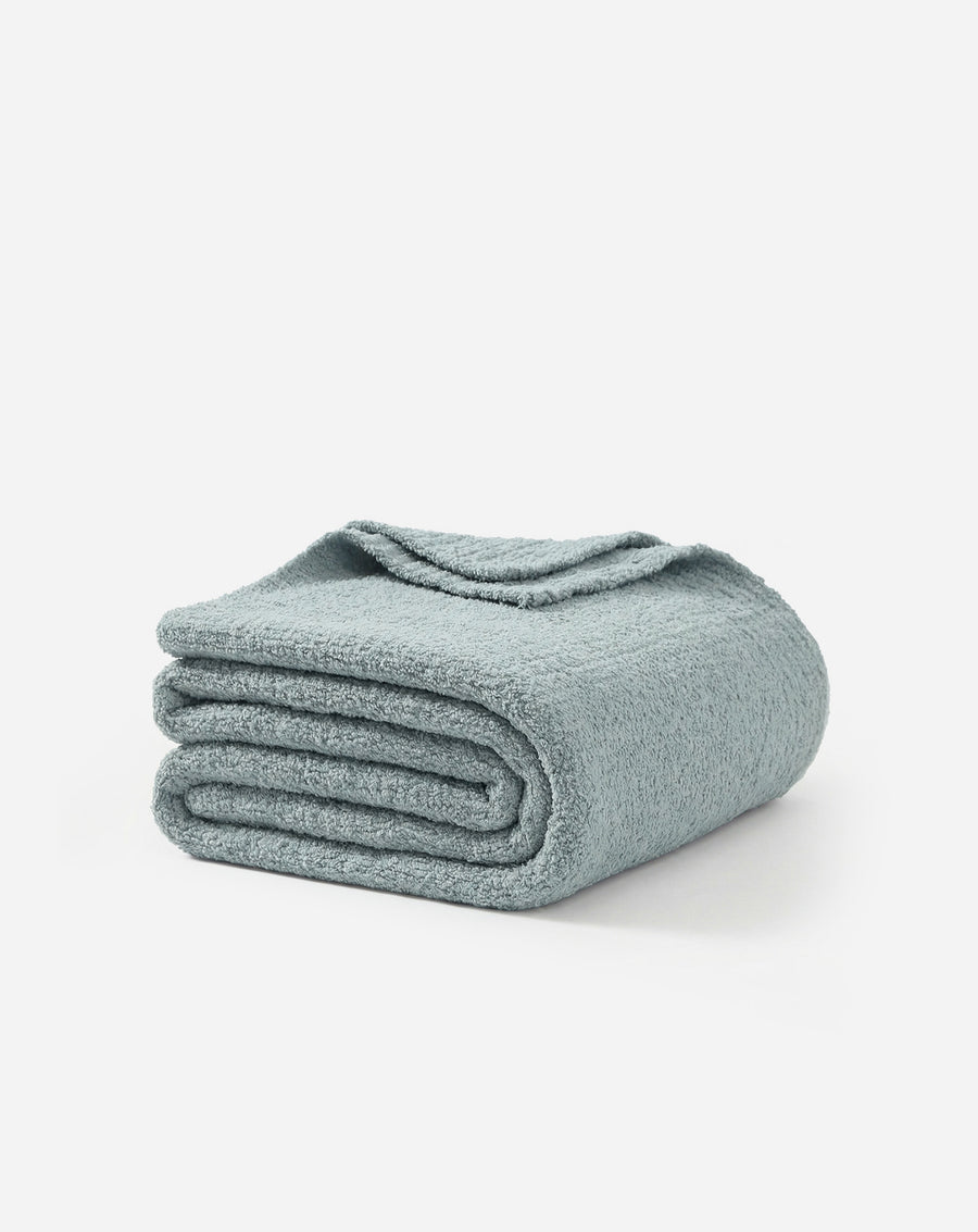 Sunday Citizen Snug Bed Blanket in Misty Blue