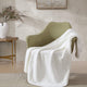 Snug Lap Throw Off White