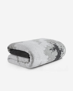 Double Snug Pixel Comforter Gray Camo
