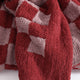 Checkerboard Throw Pomegranate - Rose