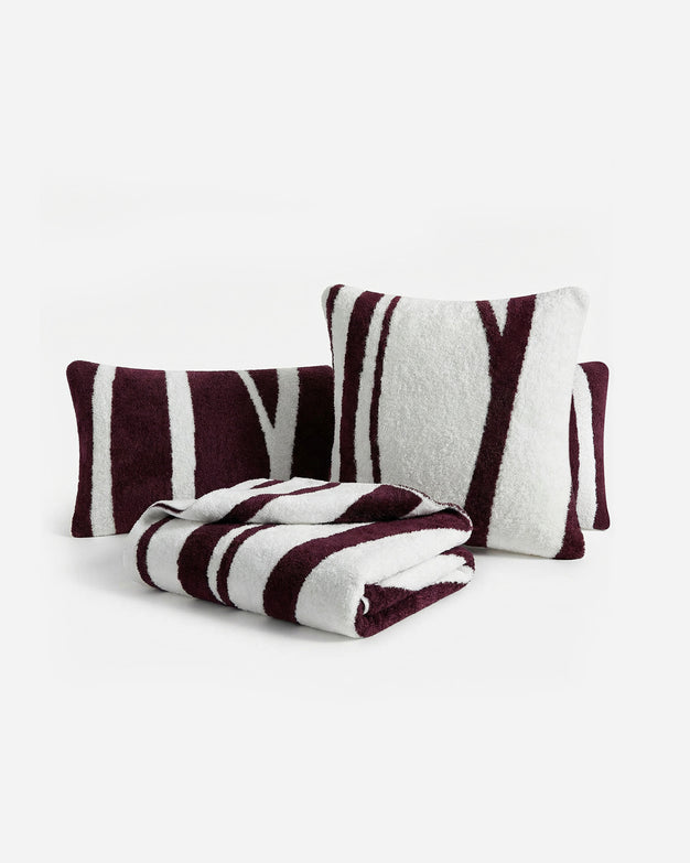 Sunday-Citizen_Cloud-Silque-Woodland_Lumbar-Pillow White - Fig