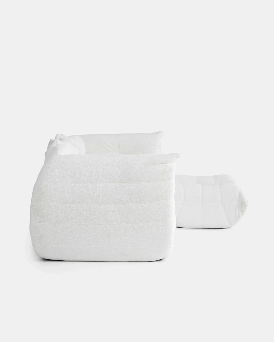 Dakota Modular Extended Sectional Sofa White