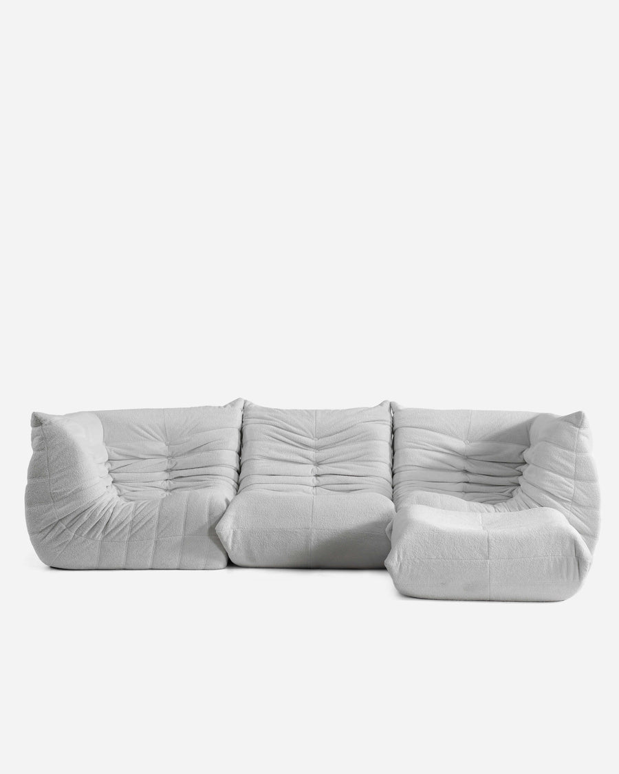 Dakota Modular Sectional Sofa Light Grey