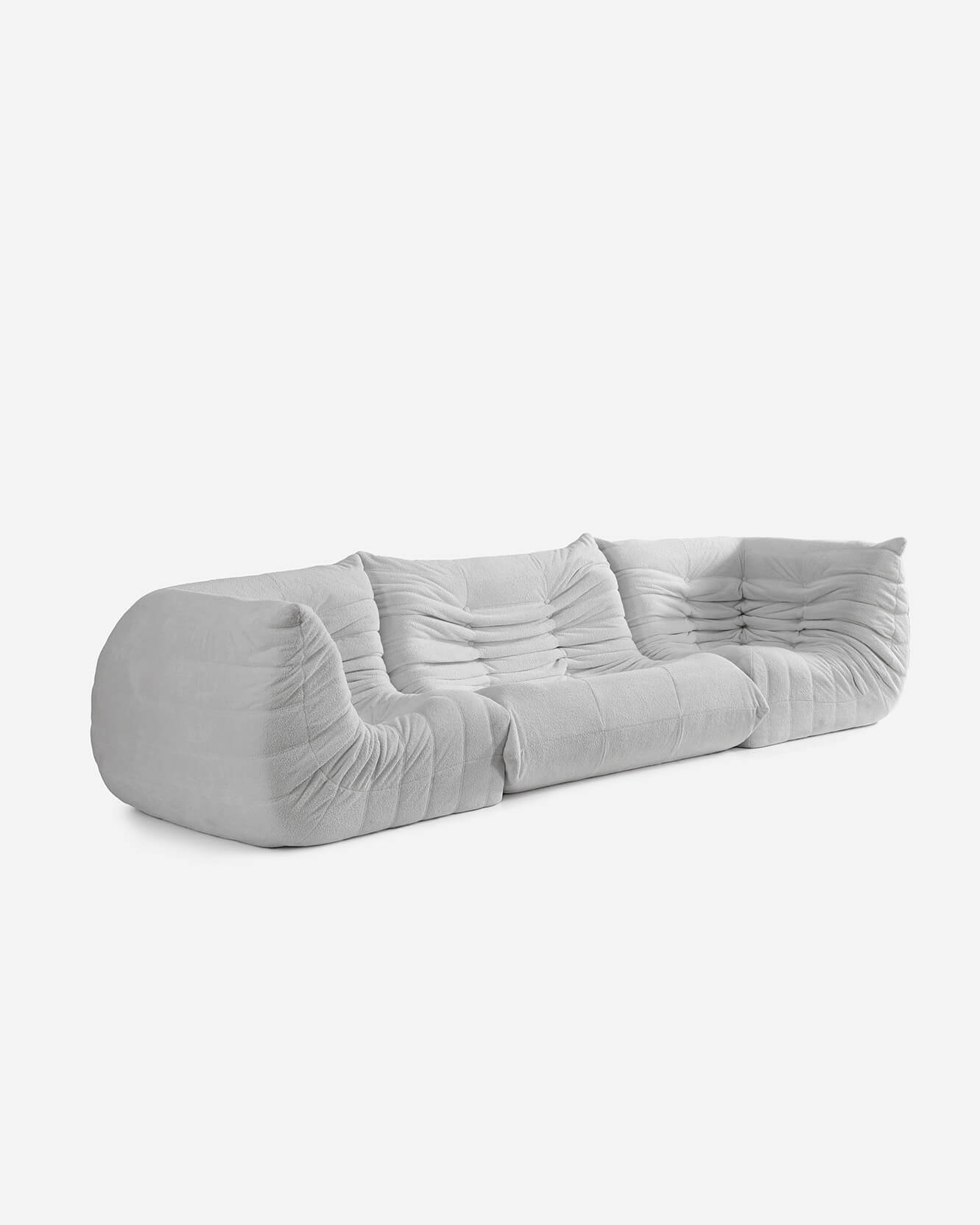 Sunday Citizen Dakota Four Seater Modular Sofa Light Grey