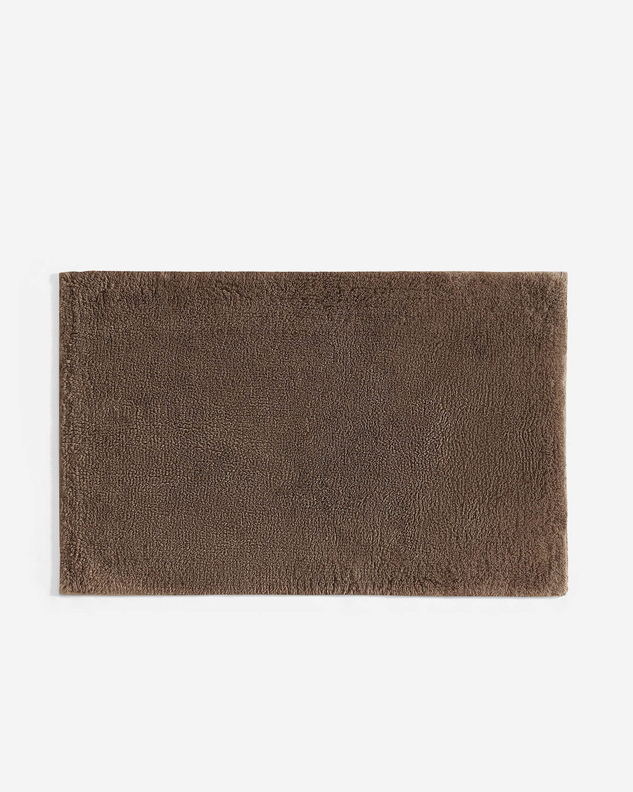 Plush Bath Rug Mocha