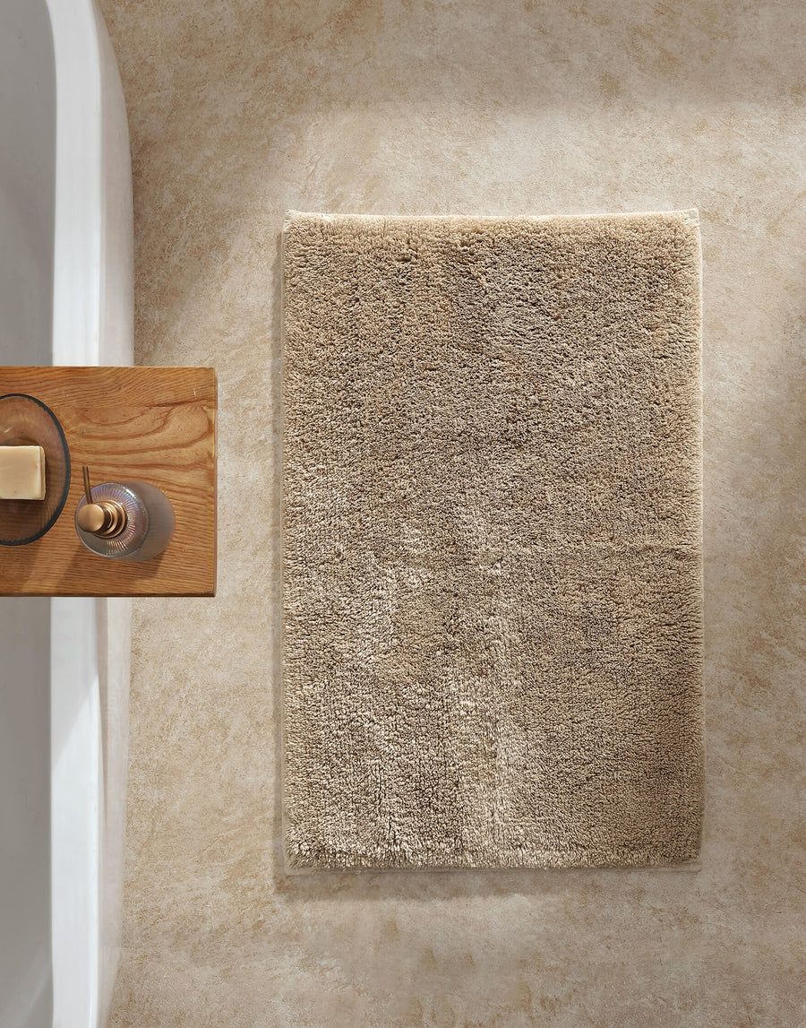 Plush Bath Rug Bare