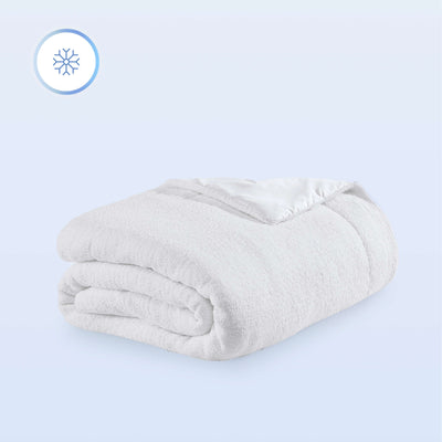 Cooling Snug Comforter Clear White