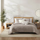 Snug Sham Set Taupe
