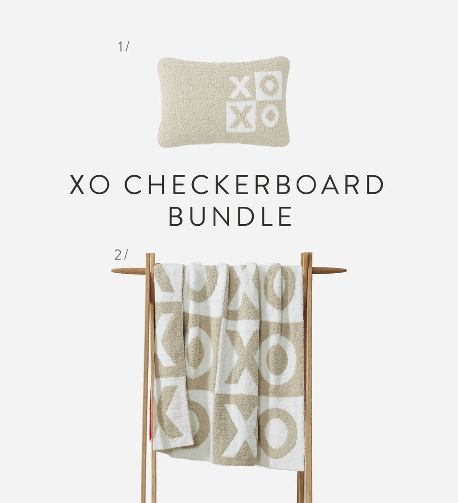 XO Checkerboard Bundle Off White - Sahara Tan